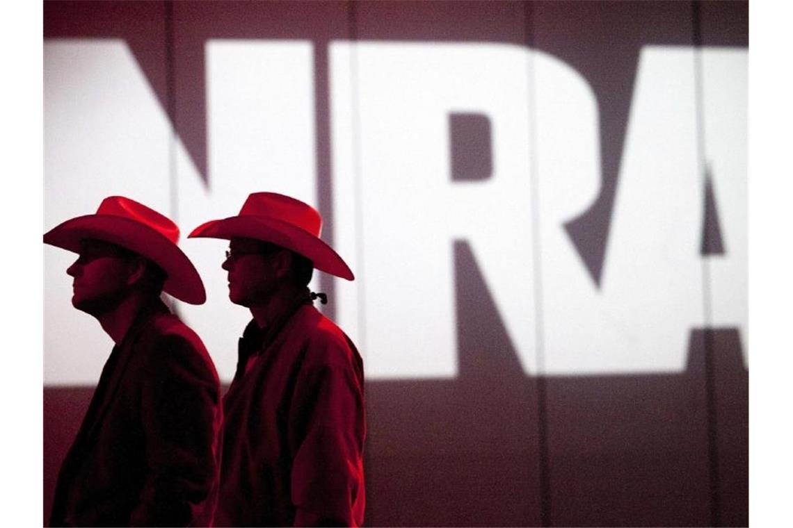 Juristischer Rückschlag für Waffenlobby in den USA Die mächtige Waffenlobby-Organisation NRA in den USA hat im Kampf gegen ihre erzwungene Auflösung einen juristischen Rückschlag erlitten. Foto: Johnny Hanson/Houston Chronicle/AP/dpa