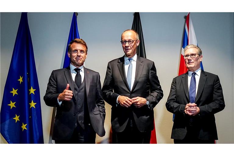 Die mächtigsten Europäer antworten auf Trumps Ukraine-Pläne. (Archivbild)