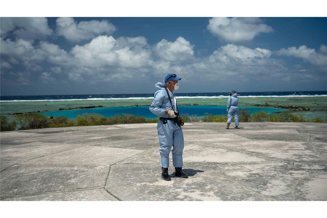 Greenpeace: Bleibende Schäden durch US-Atomtests im Pazifik Die Marshallinseln waren einst ein Paradies - aber die US-Atomtests machten viele Inseln unbewohnbar.