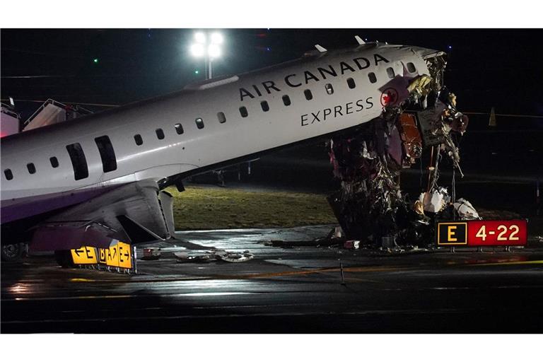 Die Maschine wurde schwer beschädigt.