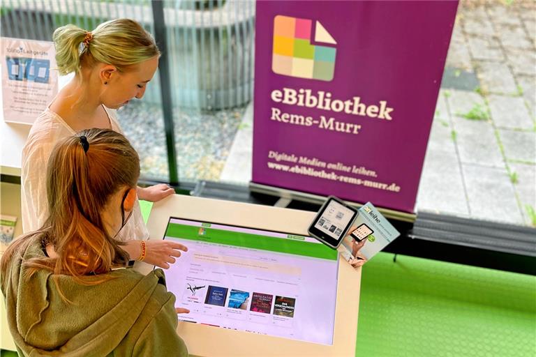 Die meisten Bibliotheken bieten eine digitale Ausleihe an. Foto: Stadtbücherei Waiblingen