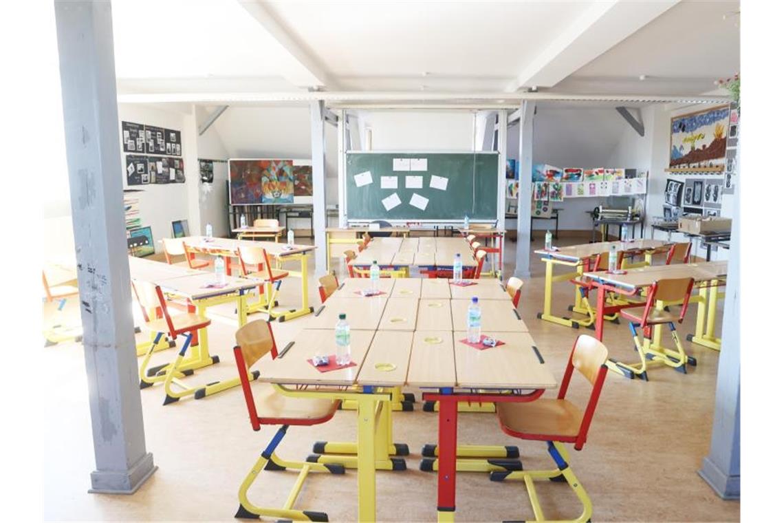 Kultusminister erarbeiten Plan für weitere Schulöffnung Die meisten Bundesländer planen eine weitere teilweise Schulöffnung für den 4. Mai. Foto: Bodo Schackow/dpa-Zentralbild/dpa