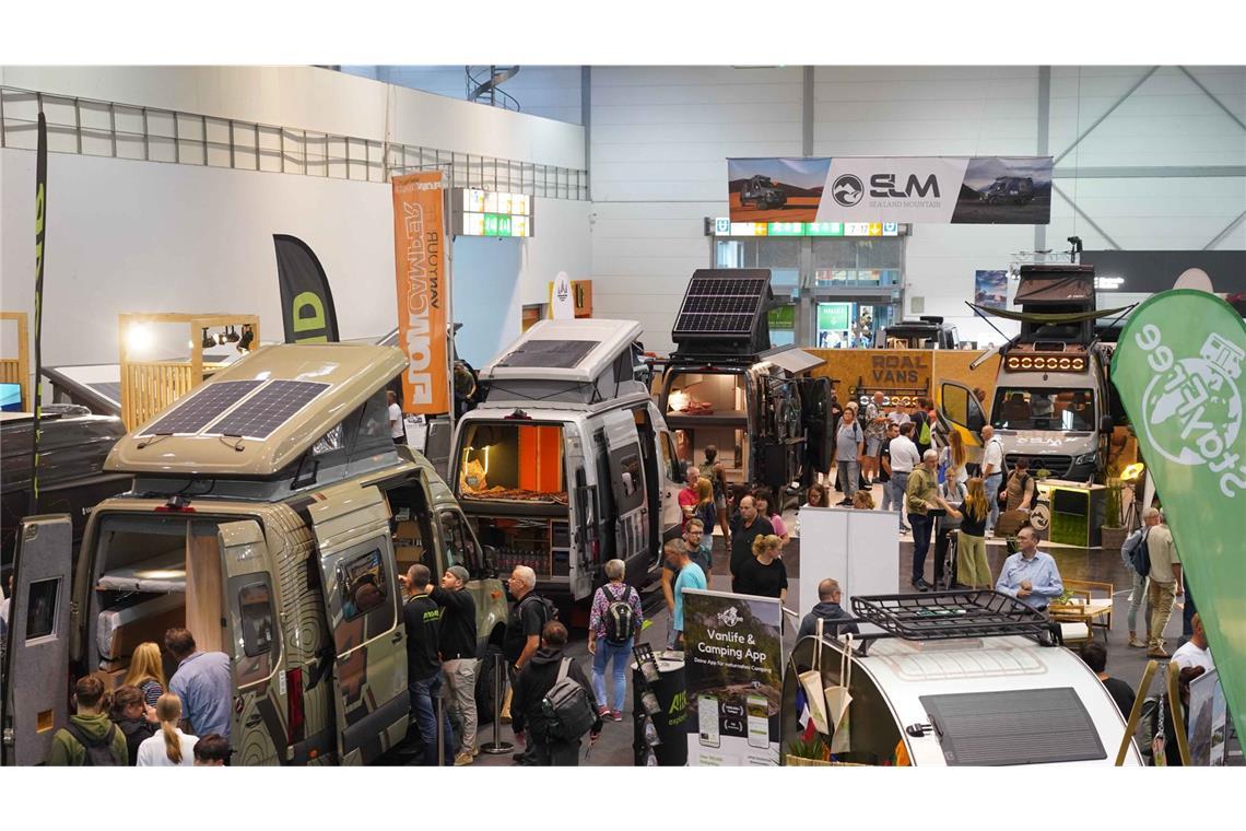 Wenn der Schlafplatz mitfährt: Caravan Salon zeigt Neuheiten Die Messe ist gut besucht.
