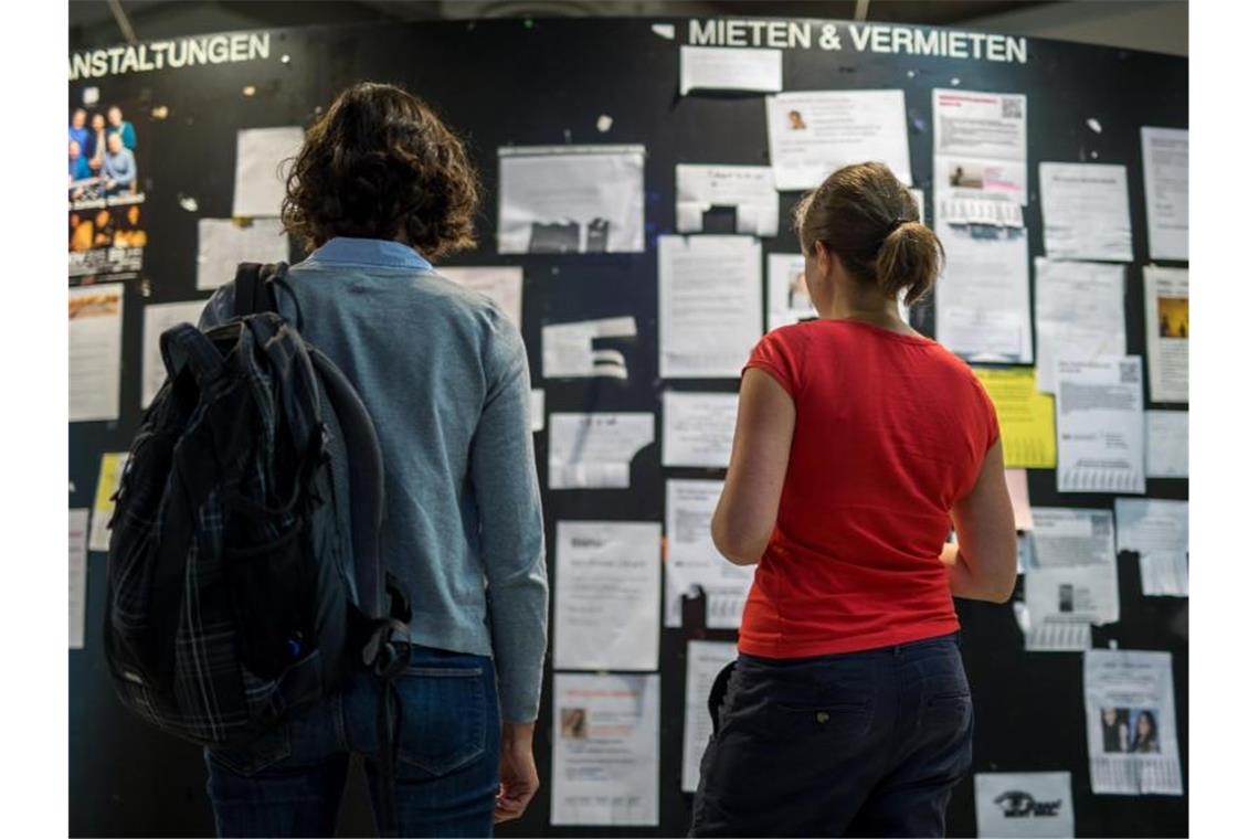 Die Mietpreise für Studierende liegen meist weit über dem, was sie sich leisten können. Foto: Matthias Balk