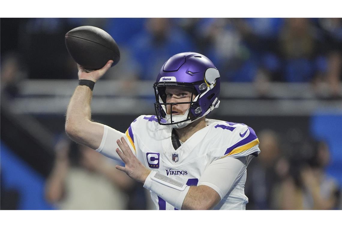 Das sind die Kickoff-Zeiten der Wildcard-Runde Die Minnesota Vikings reisen zu den LA Rams.