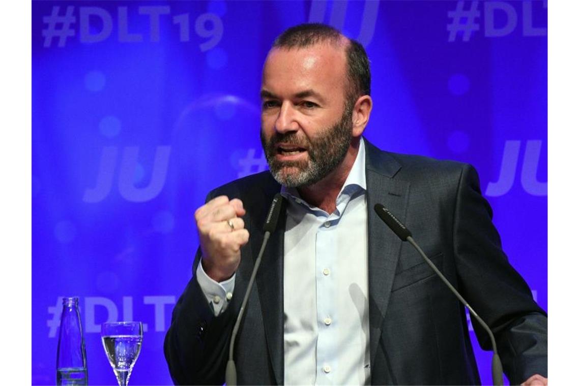CSU-Vize Weber stellt Rente mit 63 infrage „Die Mütterrente ist eine Gerechtigkeitsfrage“: CSU-Vize Manfred Weber. Foto: Harald Tittel/dpa