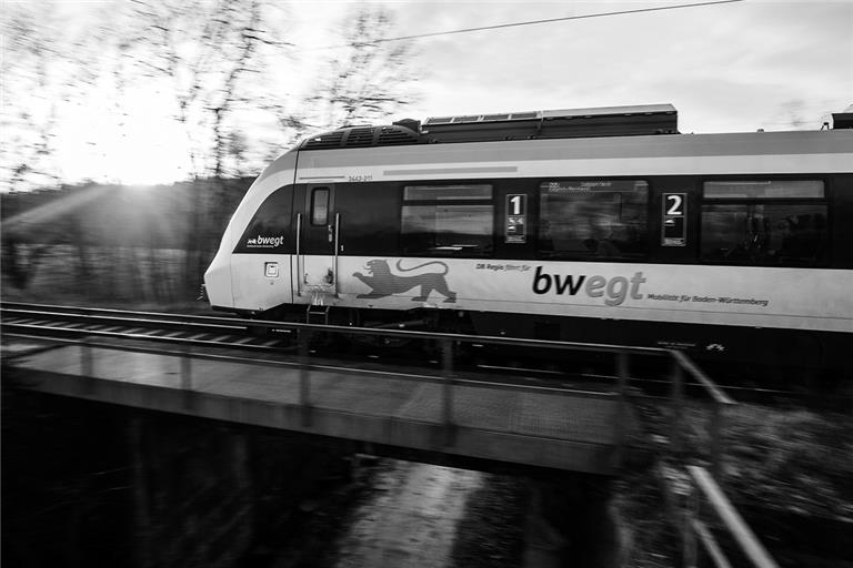 Die Murrbahn stellt die kürzeste Verbindung von Stuttgart nach Nürnberg dar. Foto: A. Becher