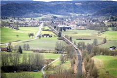 Die Murrbahn vor dem Eingang ins Schanz-Tunnel bei Fornsbach. Hier ist das Problem schon ersichtlich: Die Murrbahn ist größtenteils einspurig. Archivbild: Alexander Becher