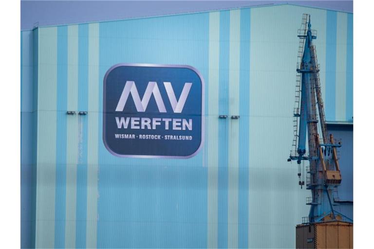 Die MV Werften am Standort Stralsund. Foto: Stefan Sauer/dpa