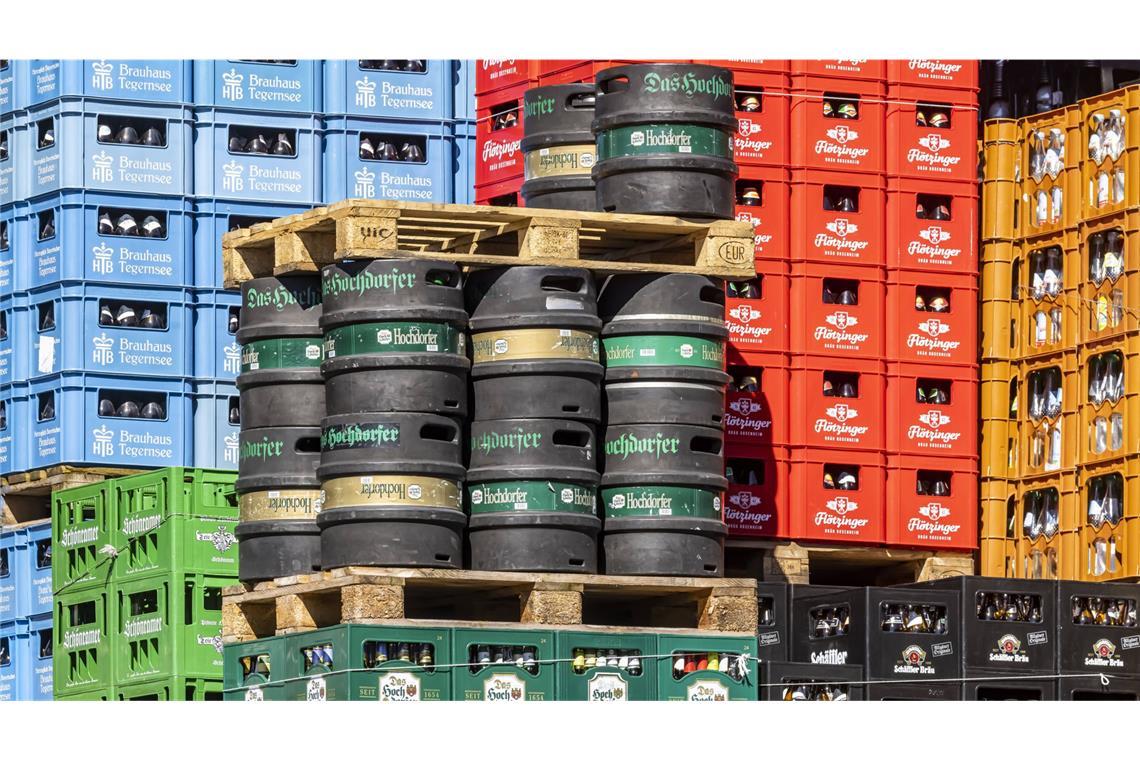 Die Nachfrage nach BaWü-Bier geht   im Ausland zurück (Symbolbild).