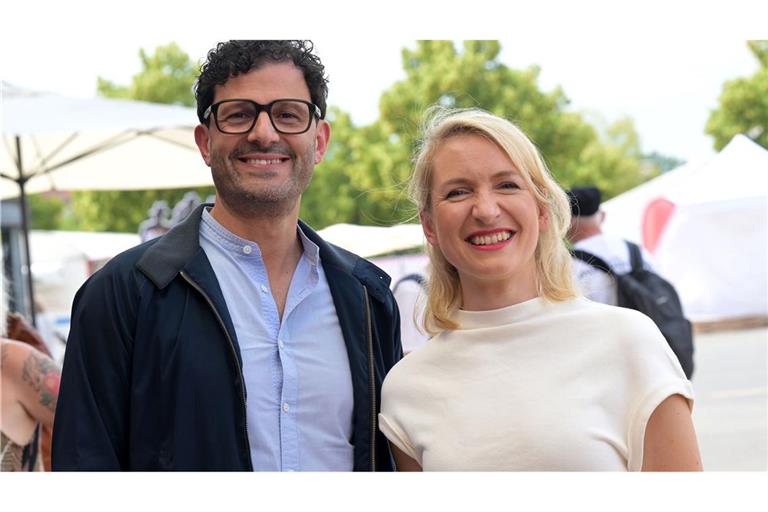Die neue Doppelspitze der Linken: Luigi Pantisano und Ines Schwerdtner.