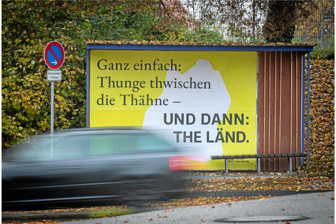 The Länd ist in Backnang angekommen Die neue Imagekampagne des Landes wird seit einer Woche im Ländle kontrovers diskutiert. Foto: A. Becher