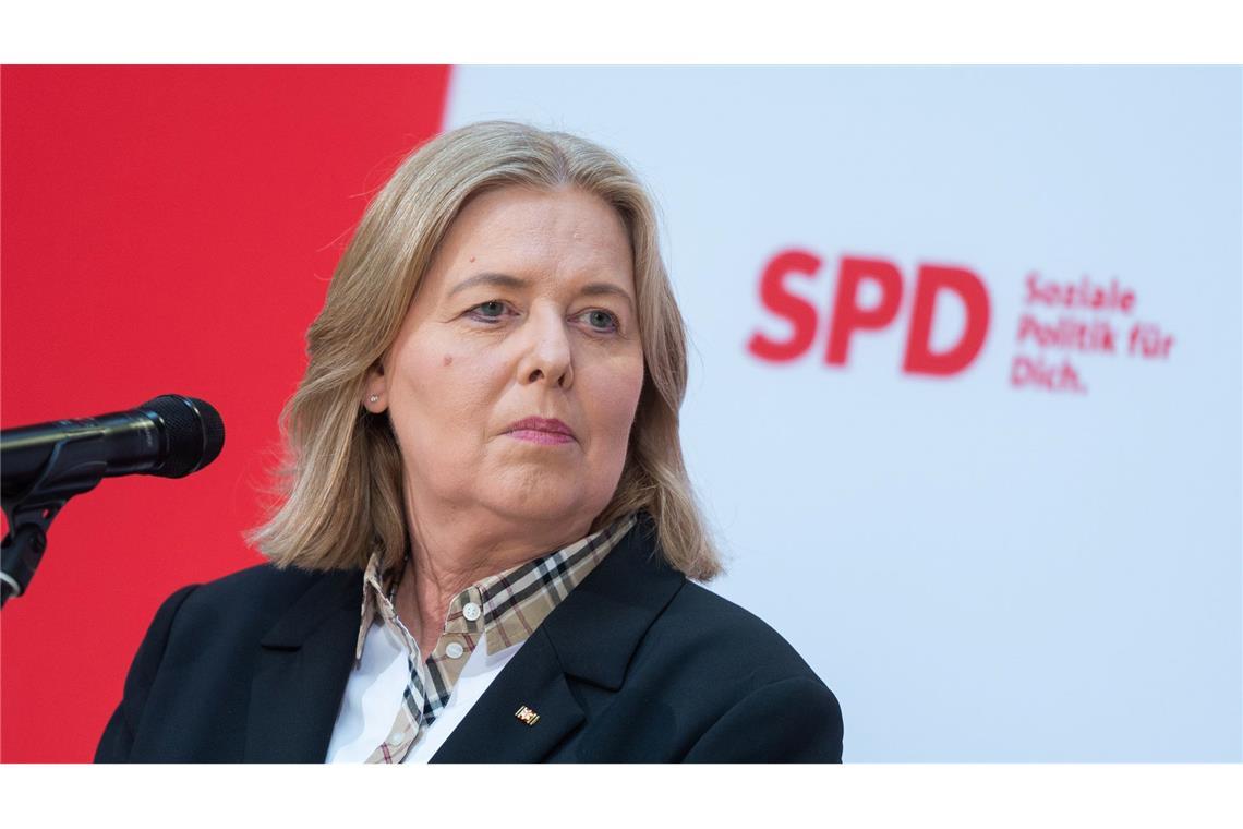 Bas rückt an SPD-Spitze - Neuer Generalsekretär Die neue starke Frau der SPD: Bärbel Bas.