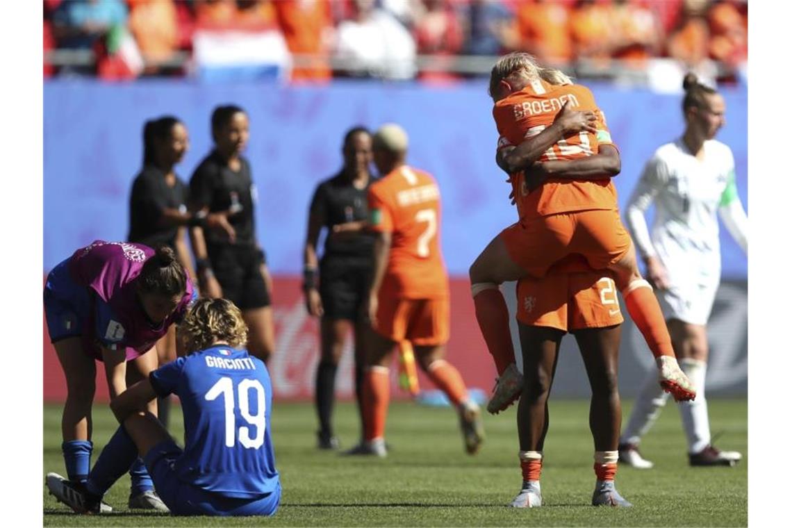 Die Niederländerinnen stehen erstmals in einem WM-Halbfinale. Foto: Francisco Seco