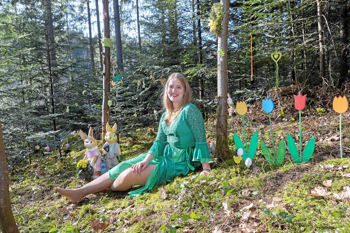 Schwäbische Waldfee im Schlusssprint Die noch amtierende Schwäbische Waldfee ist Leonie Treml. Foto: J. Fiedler