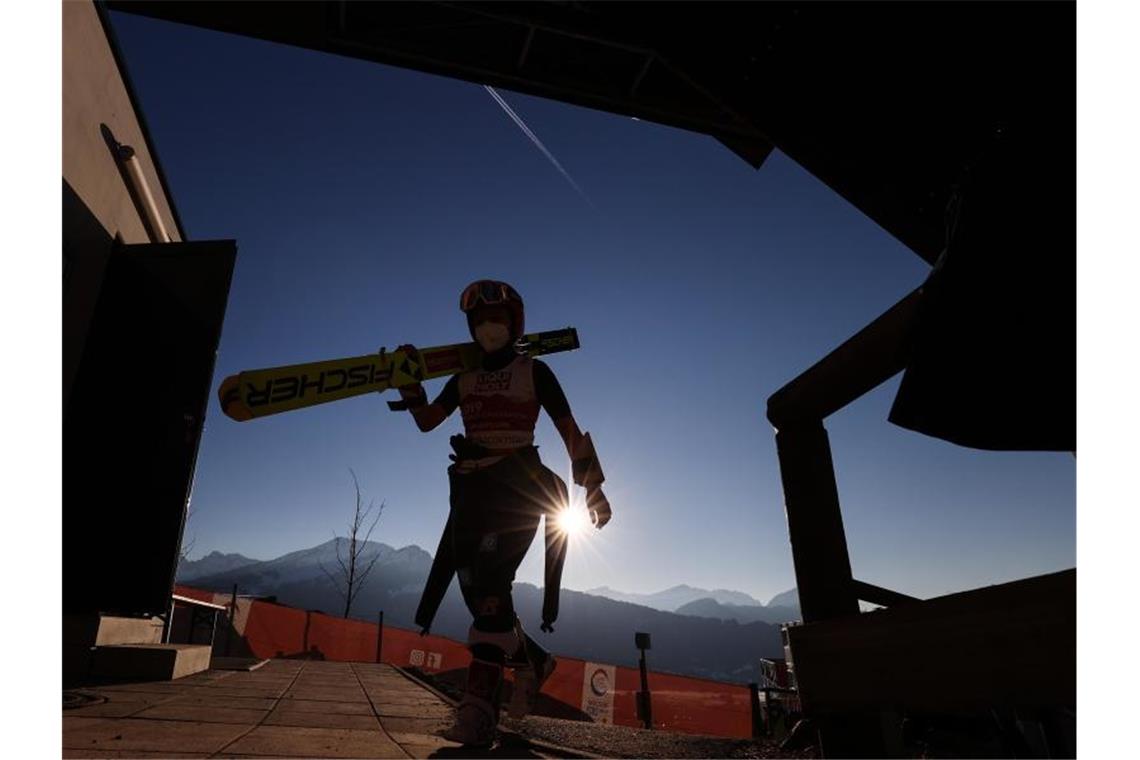 Die Nordische Ski-WM startet in ihre zweite Woche. Foto: Daniel Karmann/dpa