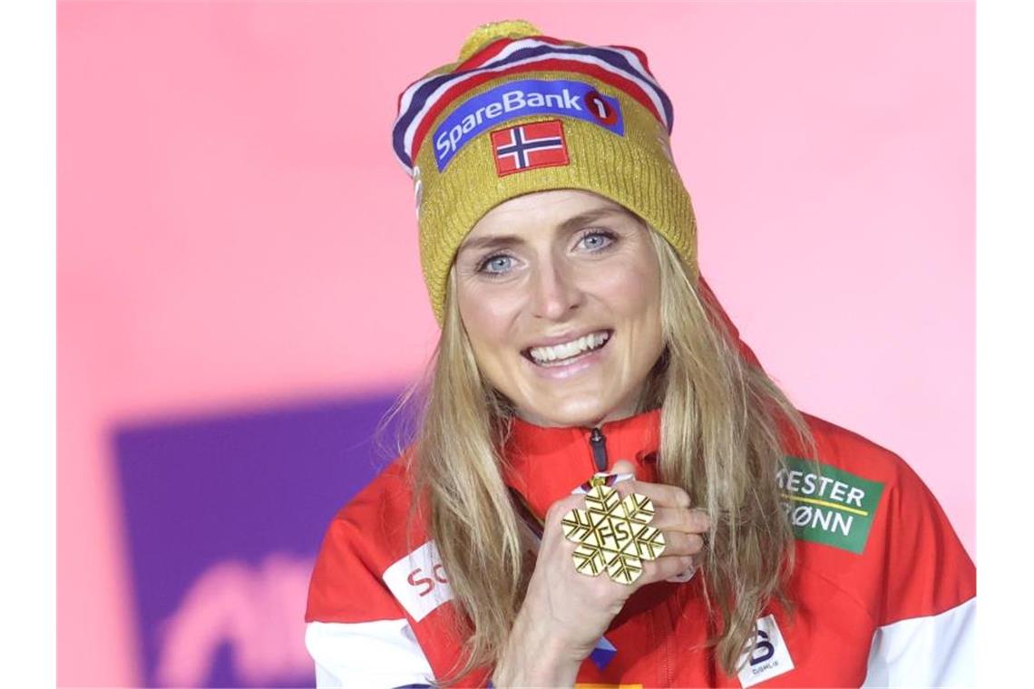 Die Norwegerin Therese Johaug errang bei der Nordischen Ski-WM bei all ihren Starts souverän den WM-Titel. Foto: Karl-Josef Hildenbrand/dpa