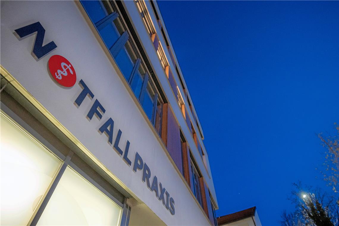 Backnanger Notfallpraxis soll Ende Juni schließen Die Notfallpraxis in Backnang: Ende Juni sollen hier die Lichter endgültig ausgehen. Foto: Alexander Becher