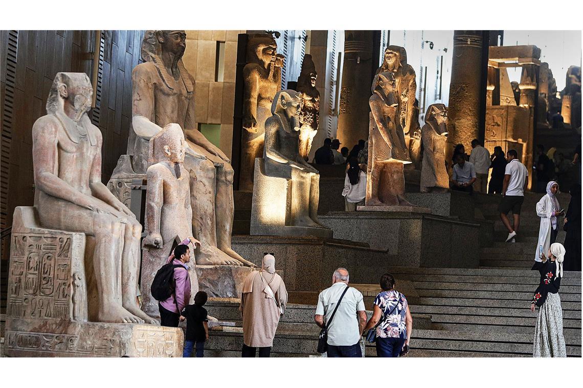 Wo Kriegsangst die Urlaubspläne vermiest Die offizielle Eröffnung des Großen Ägyptischen Museums in der Nähe der Pyramiden von Gizeh ist verschoben.