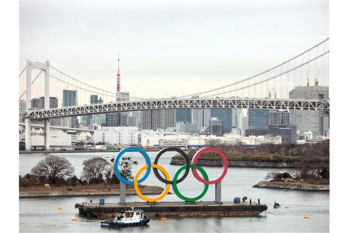 Tokio hält trotz Coronavirus an Olympia-Plänen fest Die Olympischen Spiele 2020 sollen im Sommer wie geplant in Tokio stattfinden. Foto: Jae C. Hong/AP/dpa