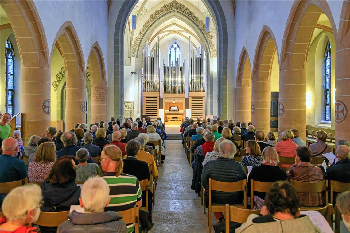 Die Orgel lockt Publikum in die Murrhardter Stadtkirche. Archivfoto: Stefan Bossow