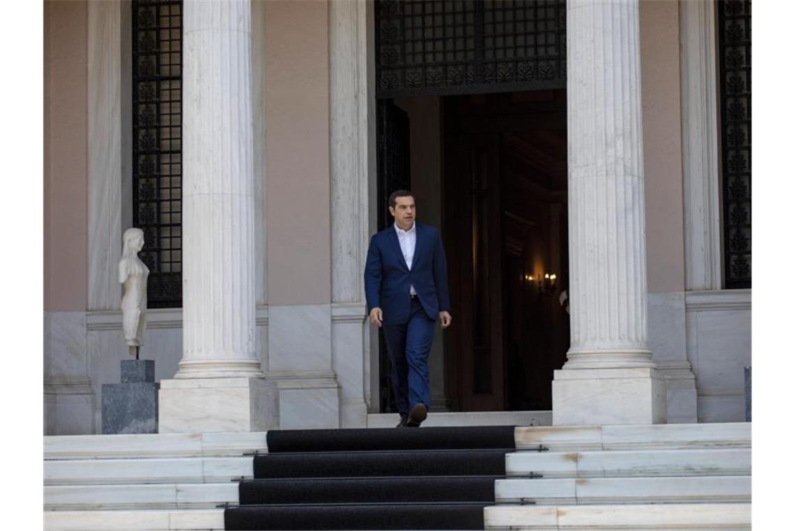 Schlechte Umfragewerte für Regierungschef Tsipras Die Partei Syriza liegt nur noch bei einer Zustimmung von 26 Prozent. Foto: Petros Giannakouris
