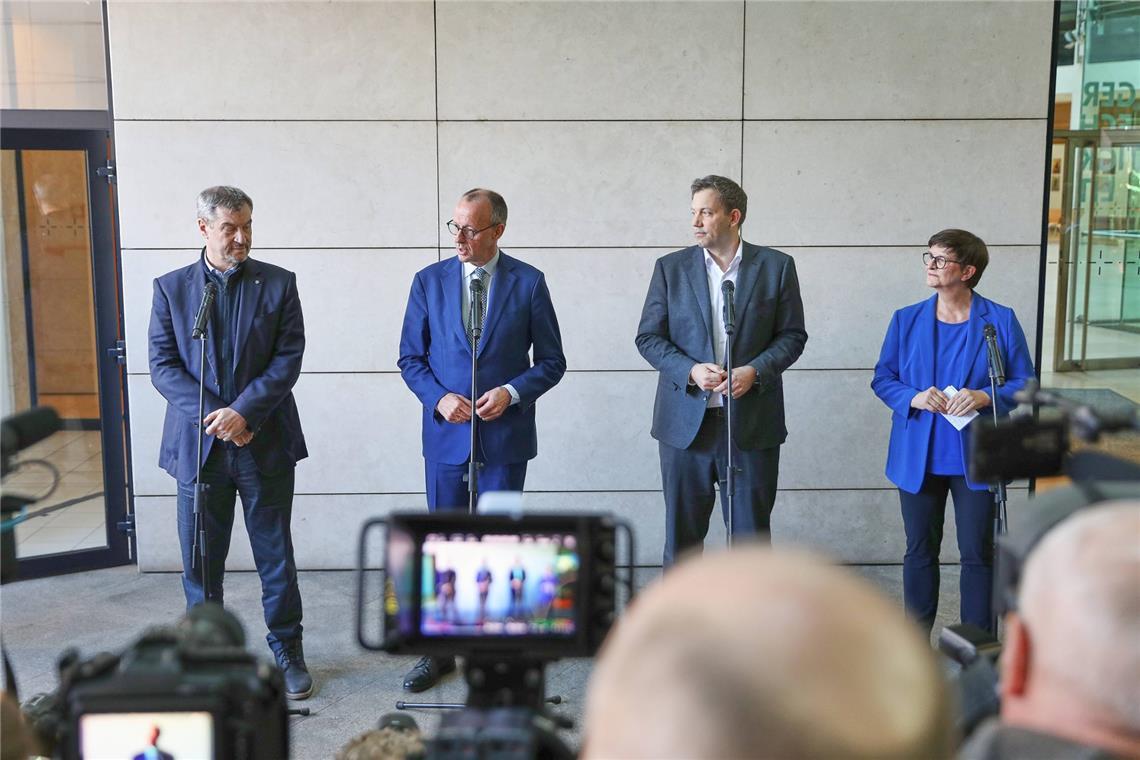 Union und SPD wollen Wahlrecht wieder ändern Die Parteispitzen haben sich auf einen Koalitionsvertrag verständigt.