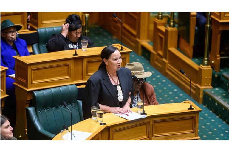 Die Parteivorsitzenden Debbie Ngarewa-Packer wurde suspendiert (Archivbild).