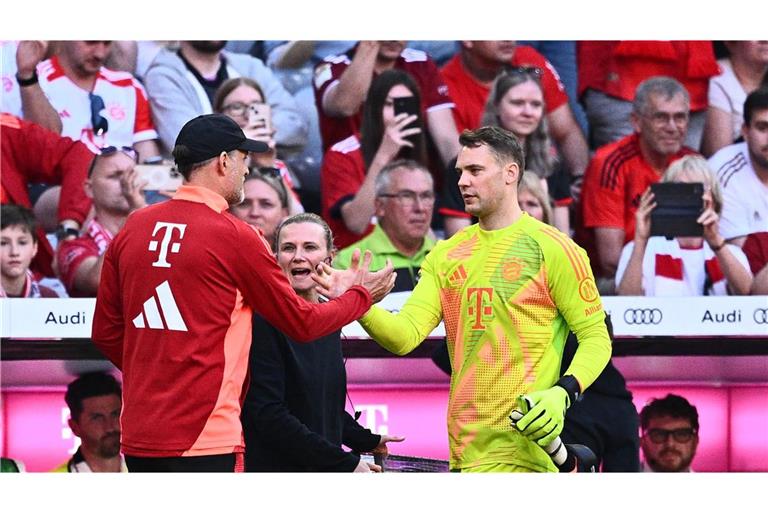 Die Partie gegen Wolfsburg war das letzte Heimspiel von Thomas Tuchel als Bayern-Trainer.