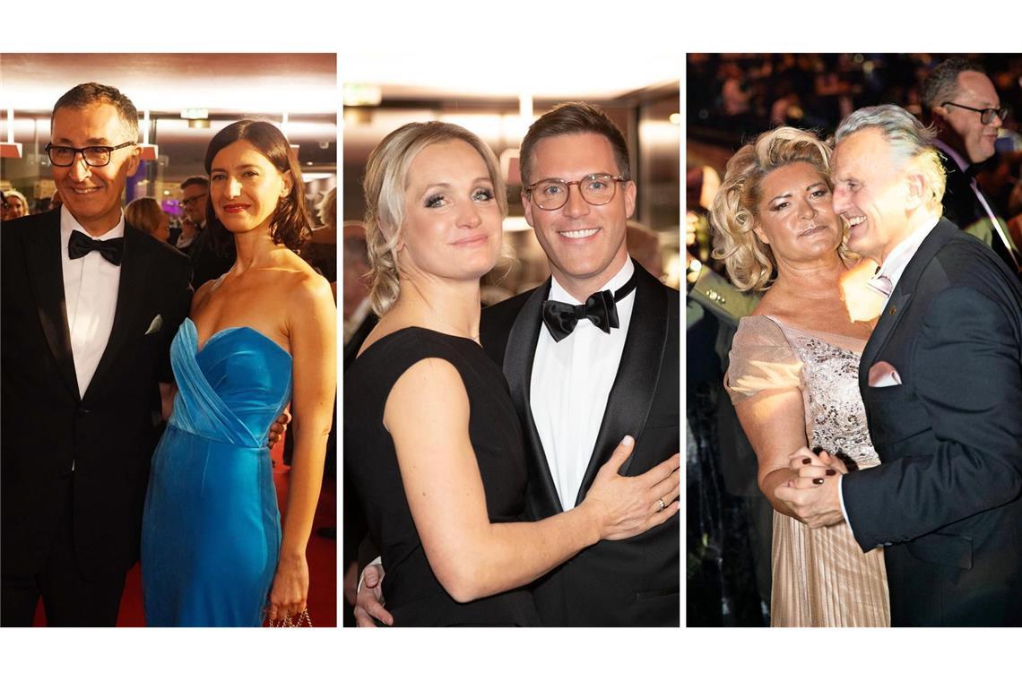 Die Politik tanzt (von links): Cem Özdemir und Flavia Zaka, Franziska und Manuel Hagel und Gudrun und Frank Nopper.