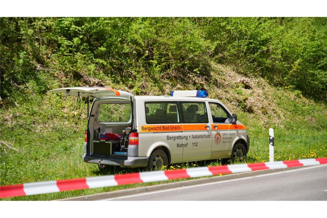 Die Polizei, die Bergwacht und der Rettungsdienst sind im Einsatz.