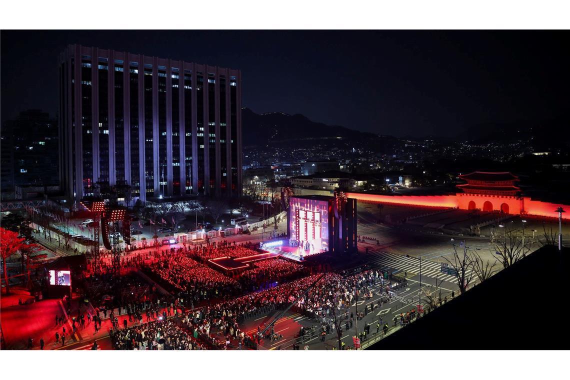 Die Polizei erwartete im Vorfeld rund 260.000 Menschen rund um den Konzert-Platz.