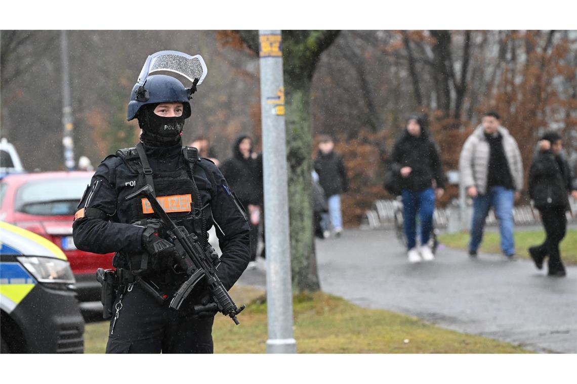 Die Polizei hat das Gelände abgesucht.