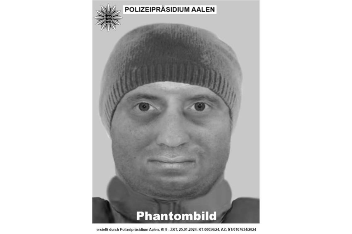 Polizei sucht mit Phantombild nach Einbrecher Die Polizei sucht nach diesem Mann.