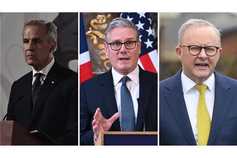 Die Premierminister der drei Länder Kanada, Großbritannien und Australien erkennen den Staat Palästina an. (Symbolbild)