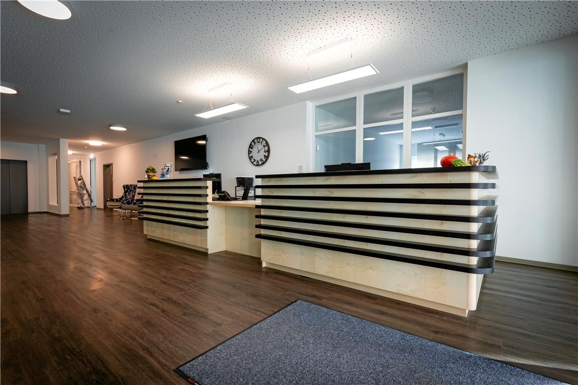 Neubau der Erich-Schumm-Stiftung in Murrhardt wird eingeweiht Die Räume sind hell und freundlich gestaltet. Foto: Alexander Becher