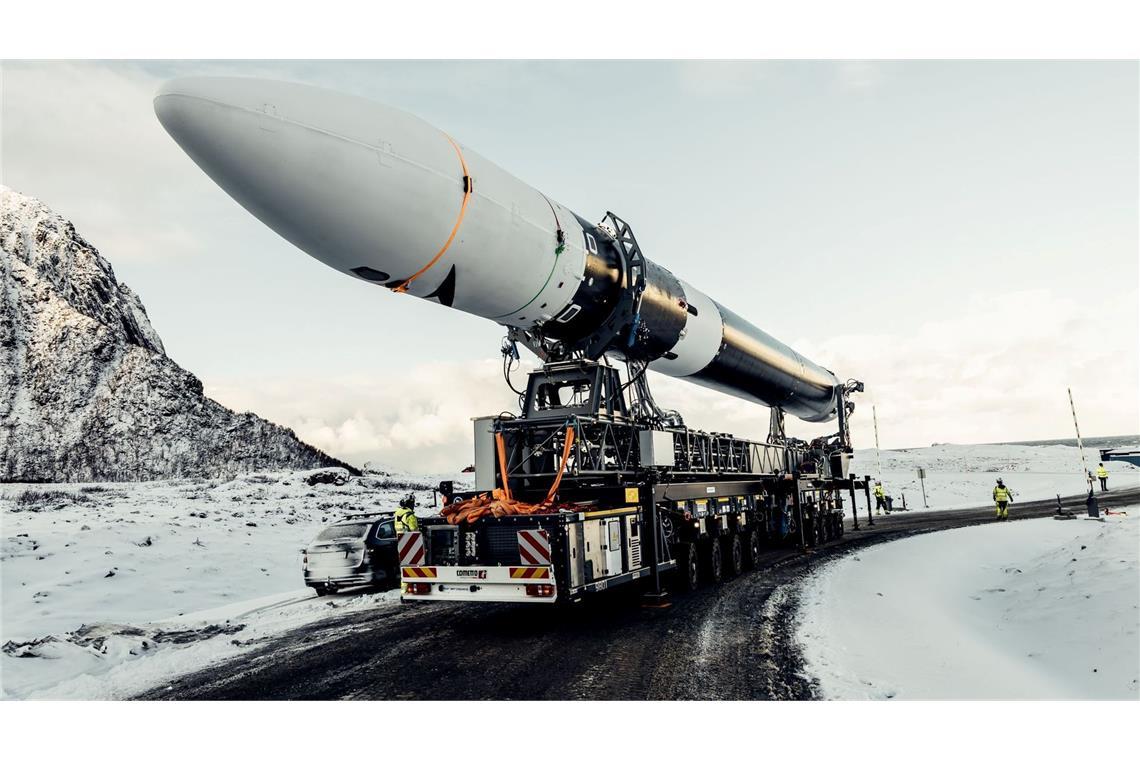 Die Rakete von Isar Aerospace. (Handout)