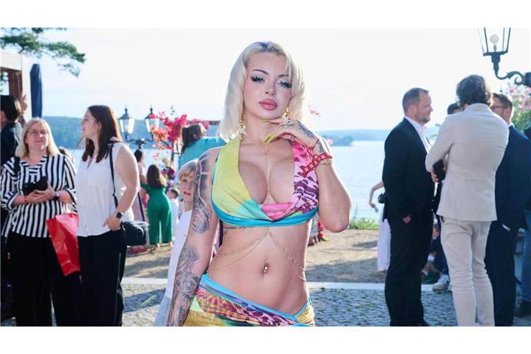 Die Rapperin Katja Krasavice