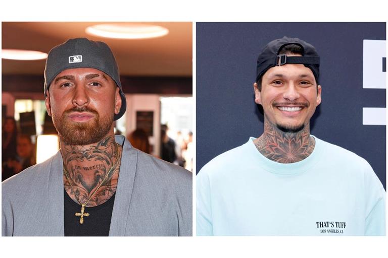 Die Reality-Stars Gigi Birofio (l.) und Yasin Mohamed waren in einen Unfall auf der A81 verwickelt.