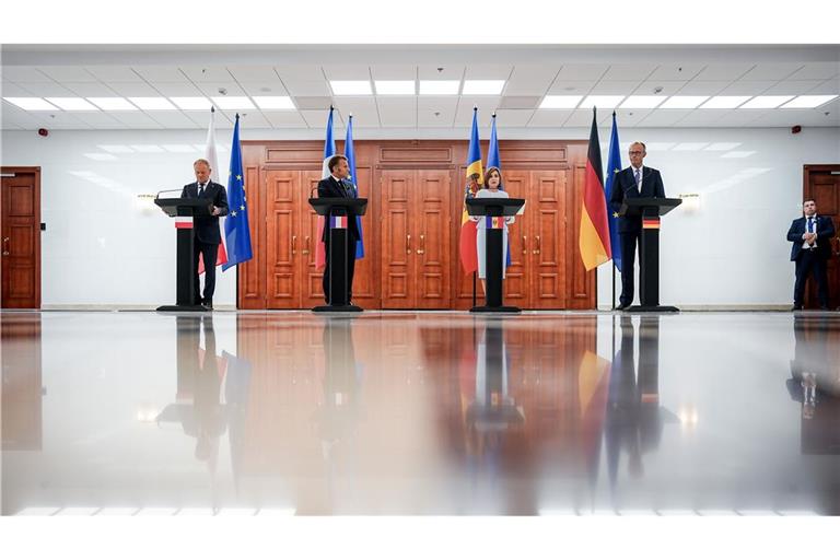 Die Regierung der kleinen Republik Moldau bekommt massive Unterstützung aus der Europäischen Union.