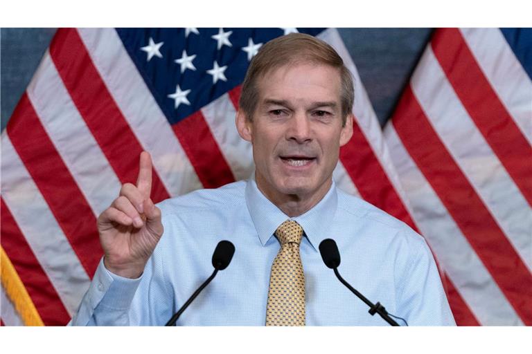 Die Republikaner im Justizausschuss des US-Repräsentantenhaus um den Vorsitzenden Jim Jordan wollen eine Gebühr auf Asylanträge erheben. (Archivbild)