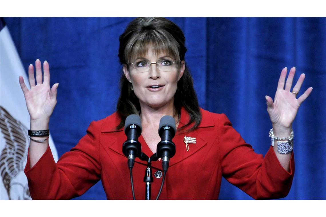 Der Maga-Look der Trump-Frauen: Wenn Stil politisch wird Die Republikanerin Palin fiel von Anfang an mit ihrem Look und ihrer Art auf. (Archivbild)