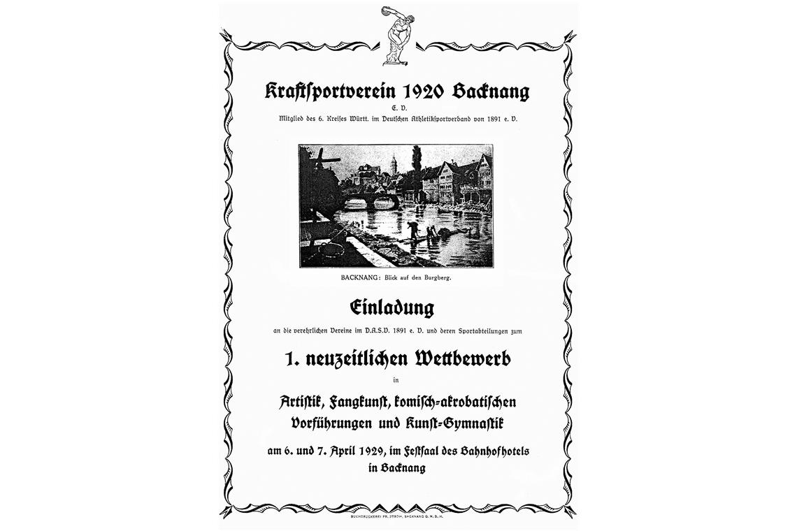 Kühn, kernig, kraft- und kunstvoll Die Resonanz auf die Einladung war sehr erfreulich, die Show in Backnang wurde ein voller Erfolg.