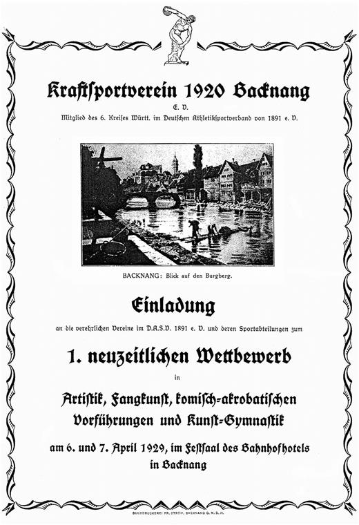Kühn, kernig,
kraft- und kunstvoll Die Resonanz auf die Einladung war sehr erfreulich, die Show in Backnang wurde ein voller Erfolg.