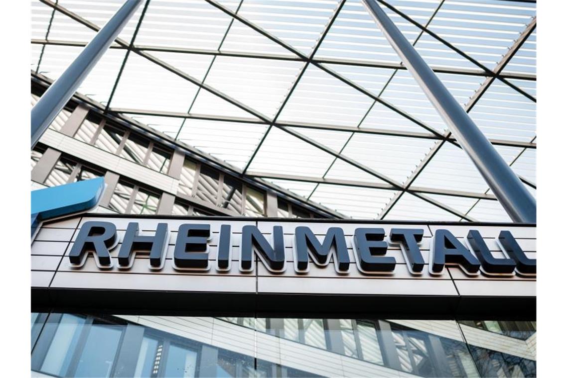 Die Rheinmetall-Zentrale in Düsseldorf. Foto: Fabian Strauch/dpa