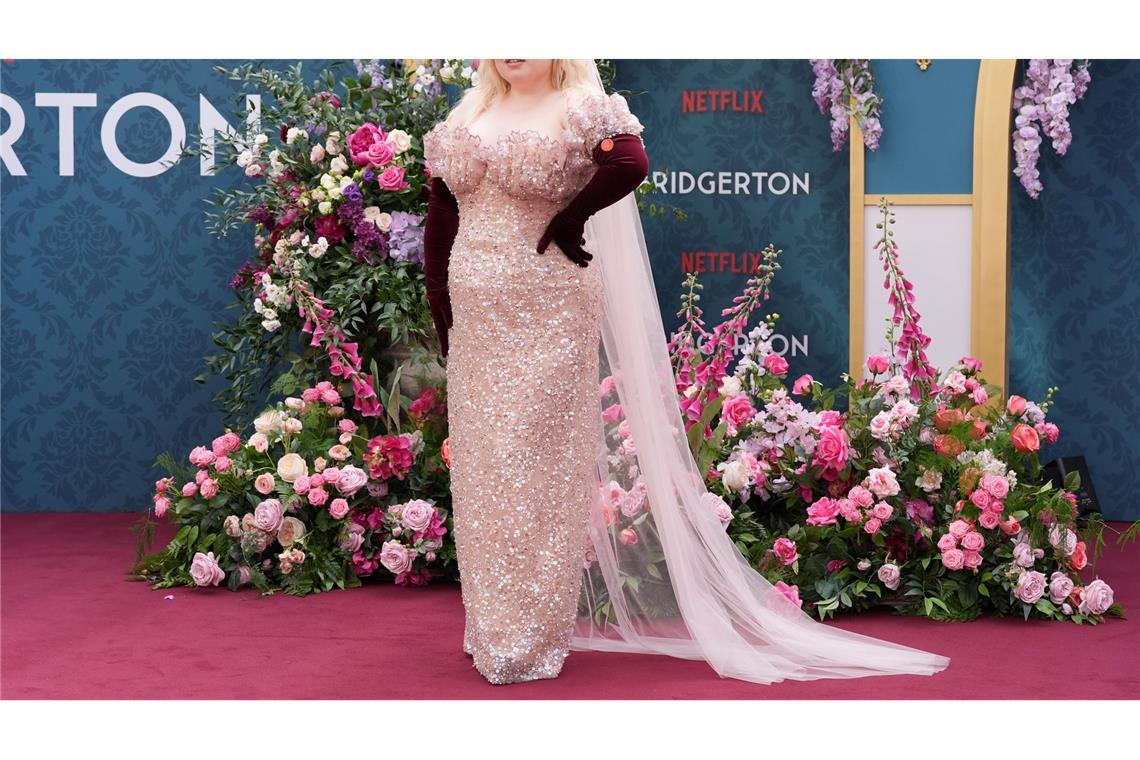 Die Romanze von Penelope Featherington, gespielt von Nicola Coughlan, und Colin Bridgerton stand in der dritten Staffel im Vordergrund. (Archivbild)