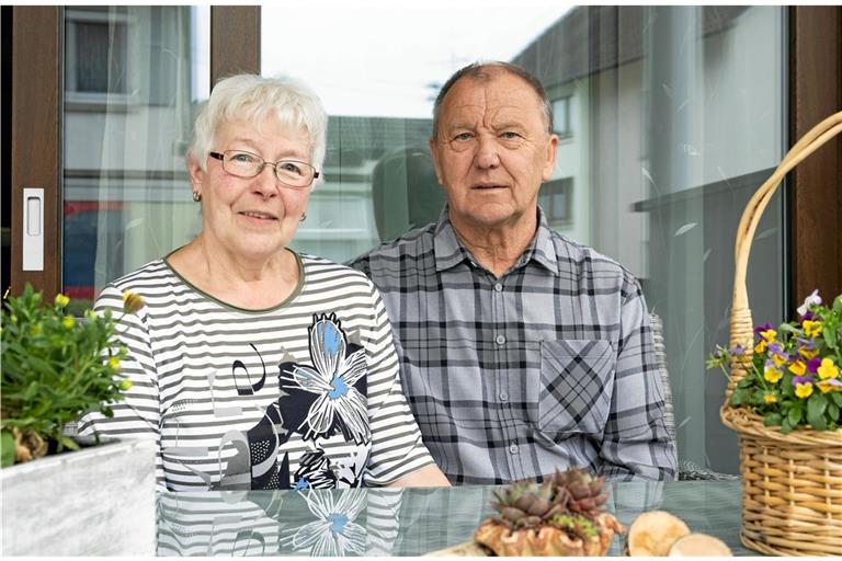 Die Rosenfelders sind sehr zufrieden mit ihrem gemeinsamen Leben. Fotos: Alexander Becher