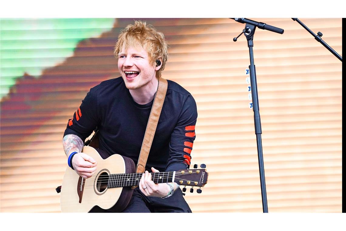 Die roten Haare sind sein Markenzeichen: Ed Sheeran