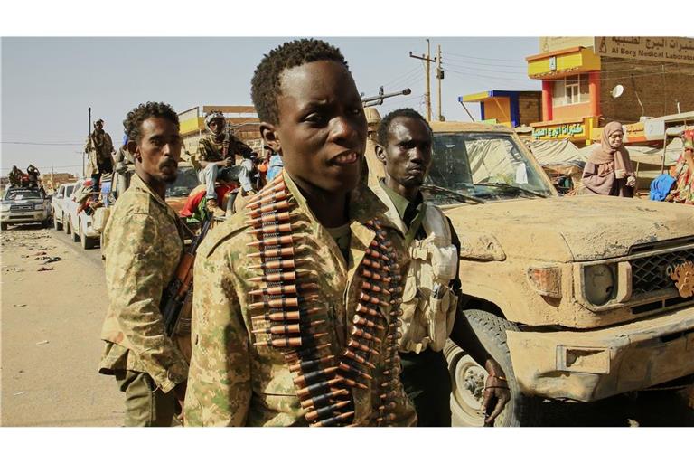 Die RSF-Miliz  verfügt über ein riesiges Waffenarsenal.