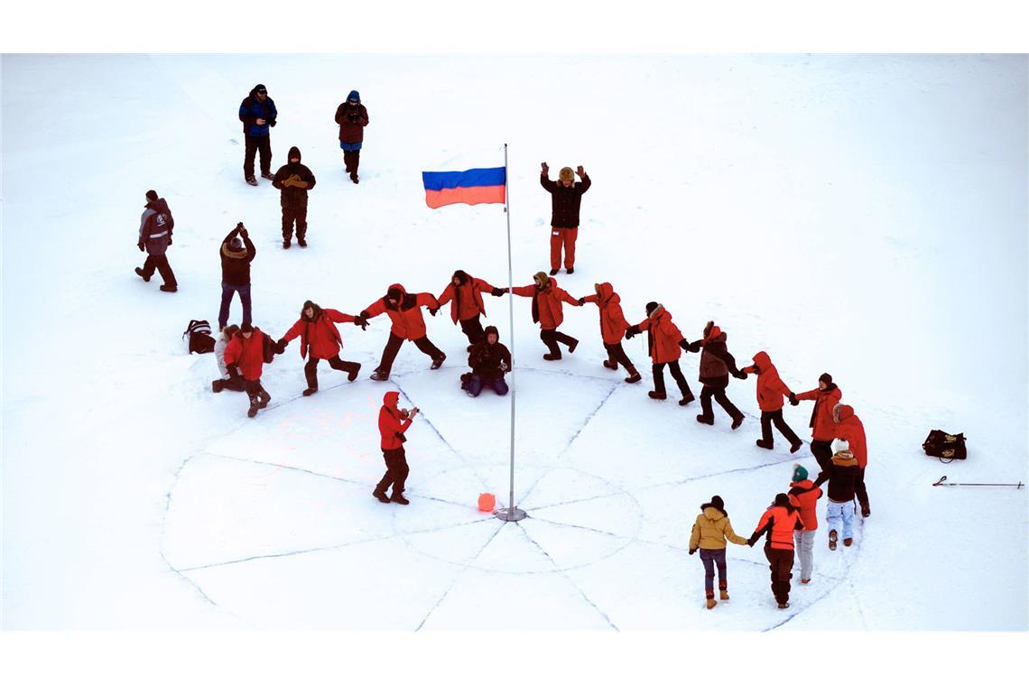 Die Russen erheben Anspruch auf den Nordpol – hier eine Expedition im Jahr 2015.